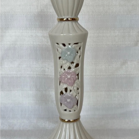 Partylite “Spring Blossom” Vintage Candlestick Pair - New In Boxes - Picture 4 of 9